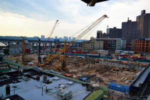 construction site, harlem, new york