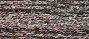 shingle roof, old, weathered